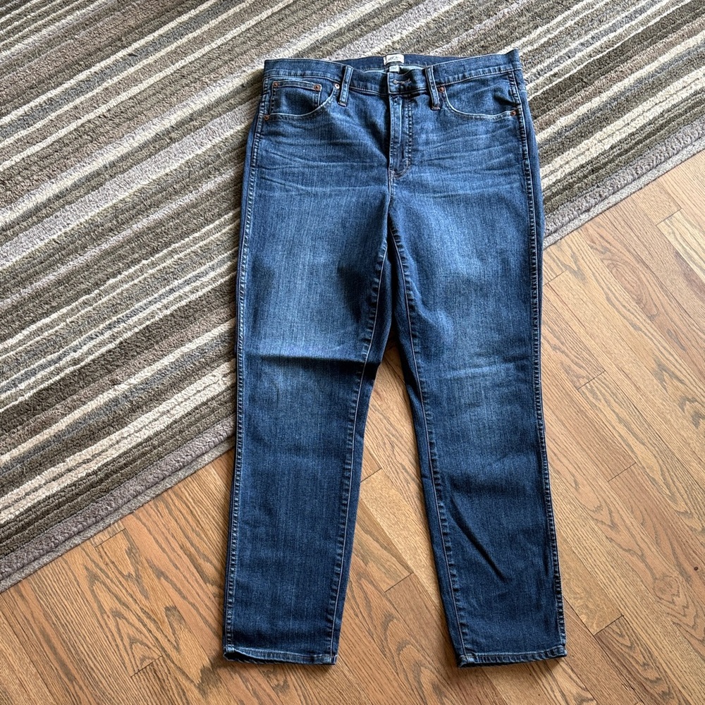J. Crew Dark Blue Straight Jeans